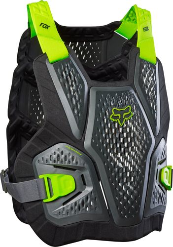 מגן חזה פוקס צהוב / אפור - FOX RACEFRAME IMPACT CE V23