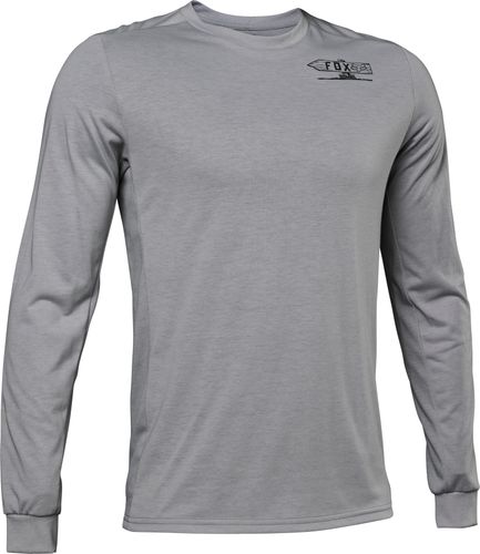 חולצת רכיבה ארוכה פוקס אפור - FOX RACING RANGER LS DR JERSEY