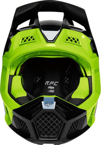 קסדת אנדורו / דאון היל פוקס שחור / צהוב / כחול - FOX RPC MIPS HELMET V23 