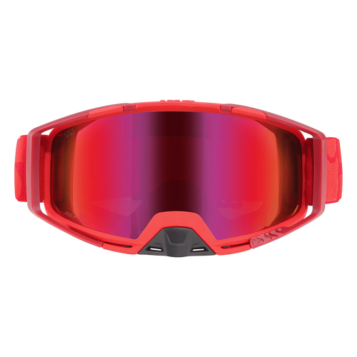 משקפי אבק לאופניים אי איקס אס אדום מראה - IXS TRIGGER GOGGLE