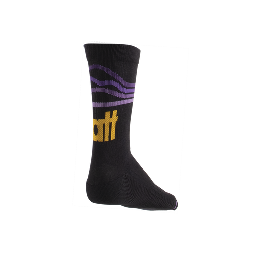גרבי רכיבה קצרים ליט שחור / סגול - LEATT MTB SOCKS 