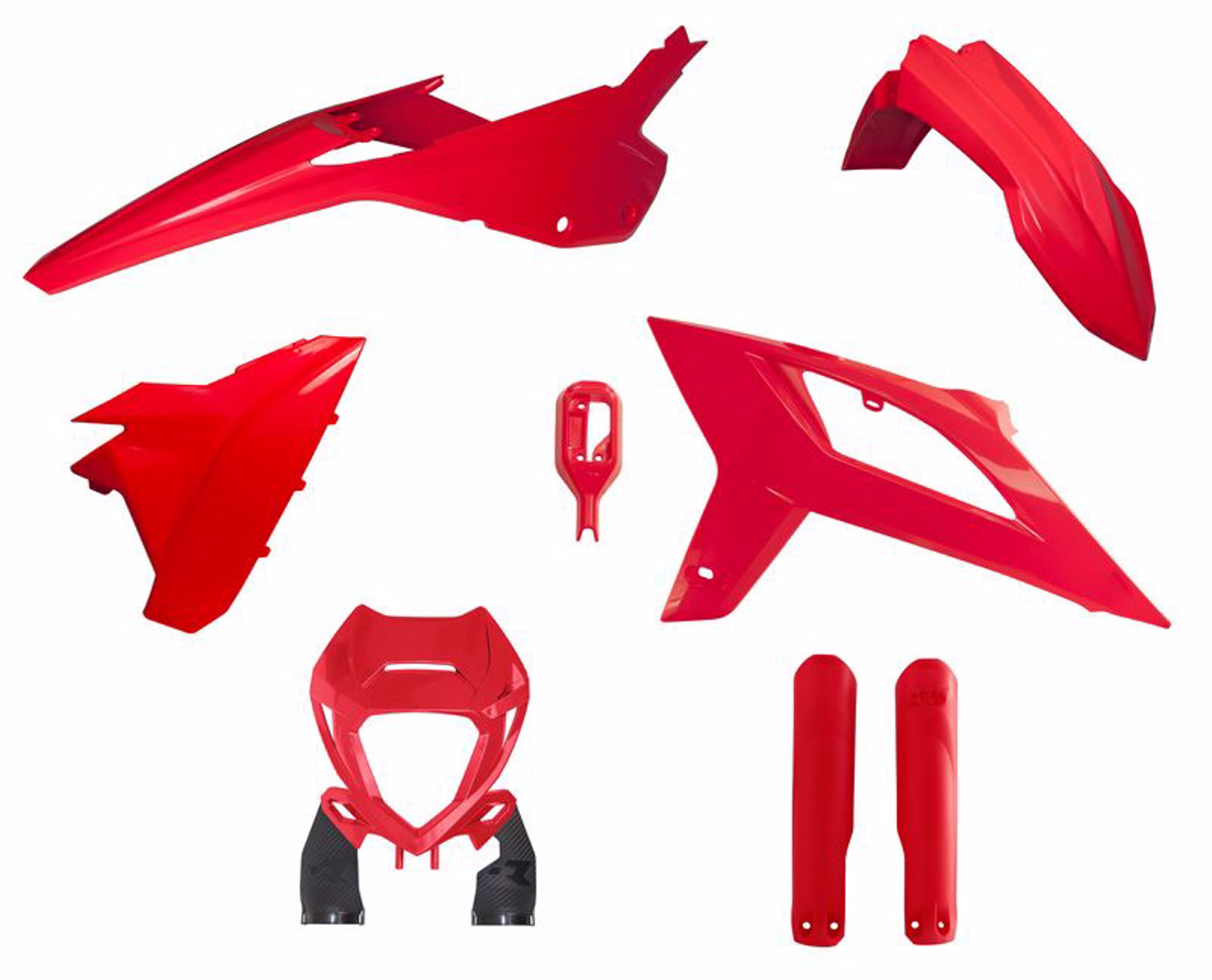 קיט פלסטיקה מלא לאופנועי בטא ריסטק אדום - RACETECH BETA RR 20-22 