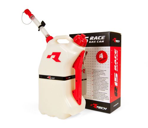 מיכל דלק 15L עם צינור מילוי גמיש אדום - RTECH 15L TANK