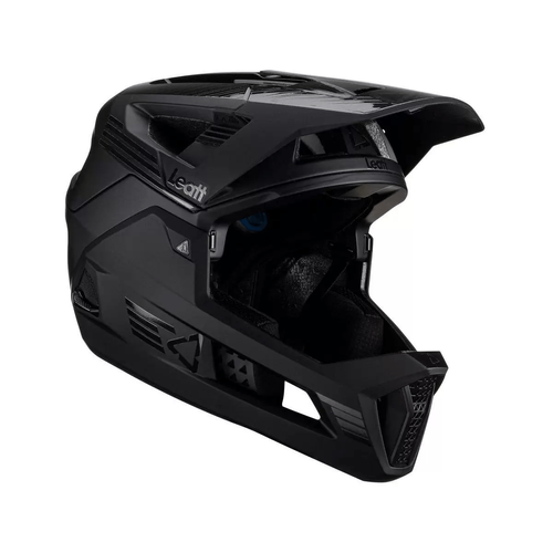 קסדת אנדורו מתפרקת לאופניים ליט שחור - LEATT MTB 4.0 ENDURO V23