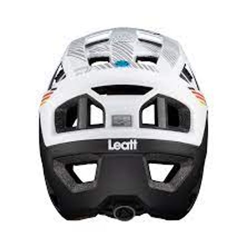 קסדת אנדורו מתפרקת לאופניים ליט שחור / לבן - LEATT MTB 4.0 ENDURO V23