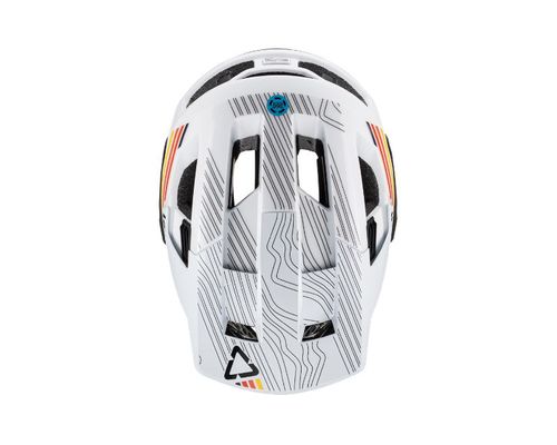 קסדת אנדורו מתפרקת לאופניים ליט שחור / לבן - LEATT MTB 4.0 ENDURO V23