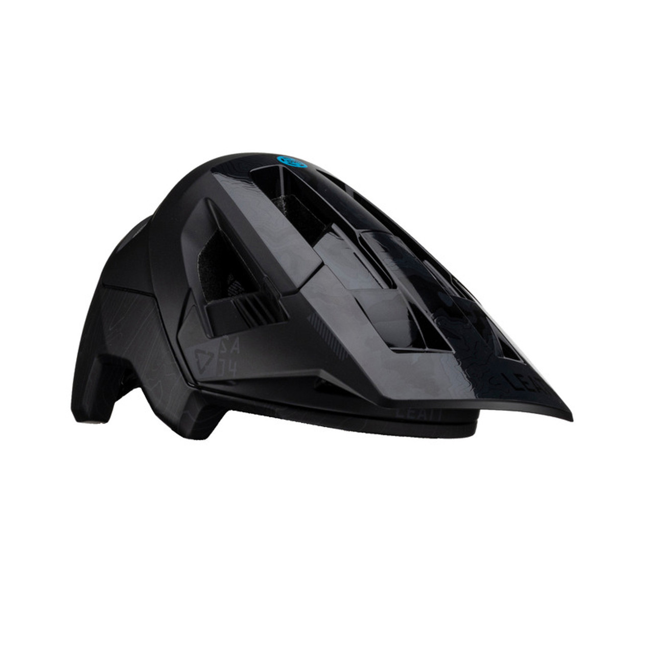 קסדת אול מאונטיין לאופניים ליט שחור -  LEATT MTB ALL MOUNTAIN 4.0 V23