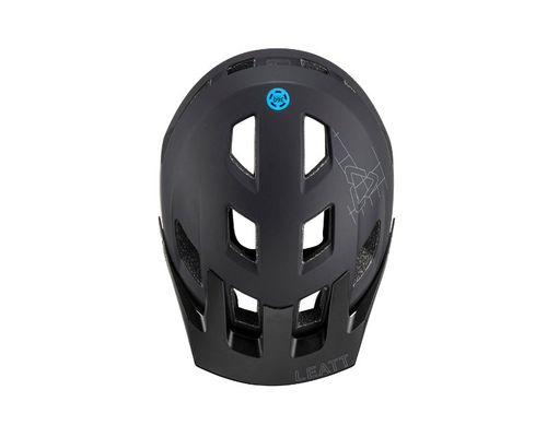 קסדת אול מאונטיין לאופניים ליט שחור - LEATT ALL MOUNTAIN 1.0 STEALTH V23