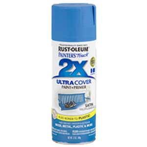ספריי צבע כולל שכבת יסוד צבע כחול שמיים - ULTRA COVER 2X Gloss Spa Blue Rust-Oleum