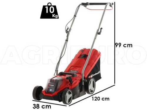 מכסחת דשא 18V נטענת GE-CM 18/33 LI גוף בלבד