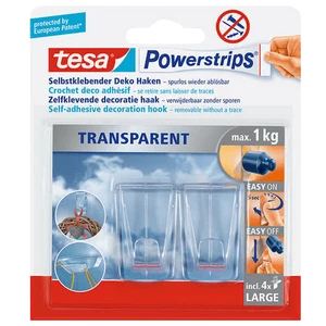 מתלים שקופים למשקל עד 1 ק"ג tesa