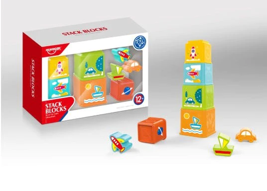 מגדל קוביות - Stacking Blocks HUANGER