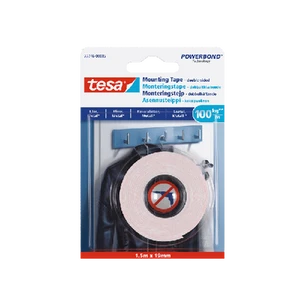 סרט דו צדדי חזק עד 100 ק"ג למטר לשימוש חוץ 1.5 מטר  tesa