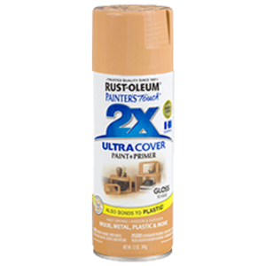 ספריי צבע כולל שכבת יסוד צבע חאקי מבריק -  ULTRA COVER 2X Gloss Khaki Rust-Oleum