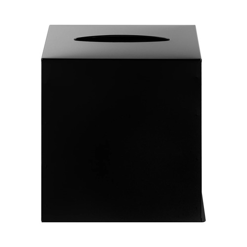 קופסת טישו מרובעת שחורה NEXIO tissue box