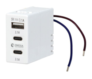 מטען גוויס שקע USB-C 3.1A IG