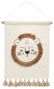 תמונת קישוט לחדר תינוק עם שרוך תליה - אריה