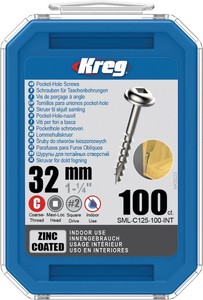 בורג הברגה גסה 32 מ"מ 100 יחידות תוצרת KREG