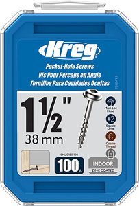 בורג הברגה גסה 38 מ"מ 100 יחידות תוצרת KREG