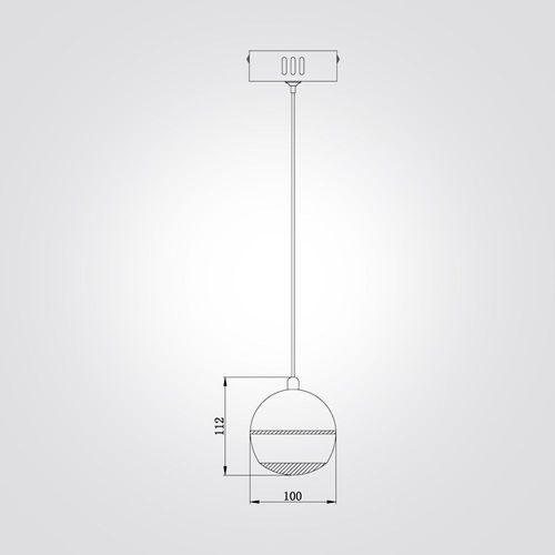 מנורת תלייה  בודד 5W