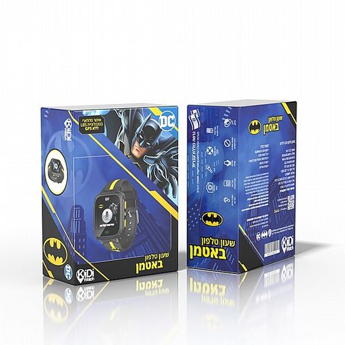 שעון חכם לילדים KIDI WATCH Batman ללא GPS בצבע שחור