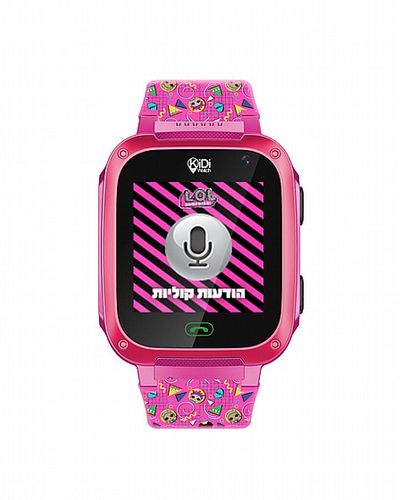 שעון חכם לילדים KIDI WATCH LOL ללא GPS צבע ורוד