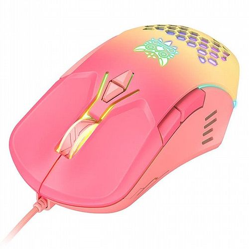 עכבר גיימינג חוטי ONIKUMA CW902 PEACH OR PINK