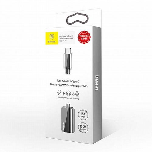 Baseus Type-C 3.5mm Adapter L40 מתאם