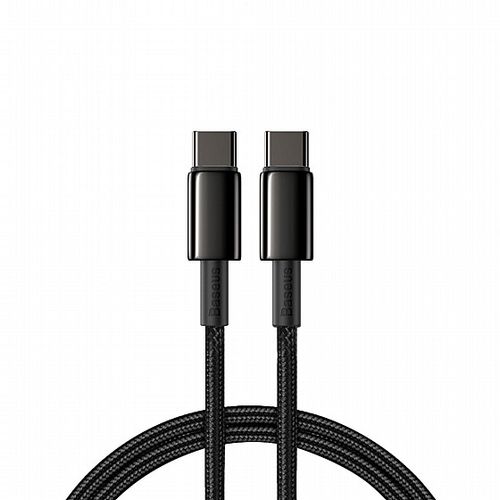 Baseus Data Cable Type-C To Type-C 100W 1M שחור