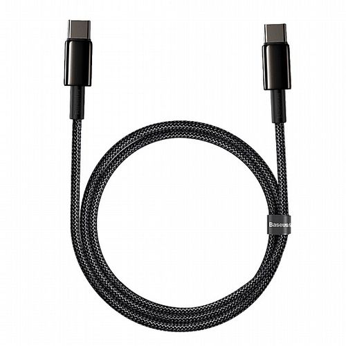 Baseus Data Cable Type-C To Type-C 100W 1M שחור