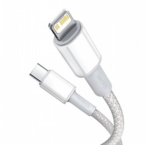 Baseus Data Cable Lightning To Type-C 20W לבן