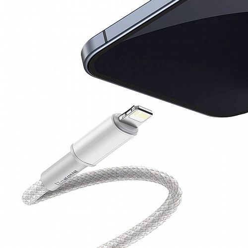 Baseus Data Cable Lightning To Type-C 20W לבן