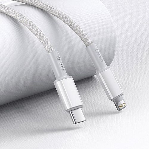 Baseus Data Cable Lightning To Type-C 20W לבן