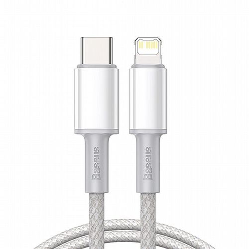 Baseus Data Cable Lightning To Type-C 20W לבן