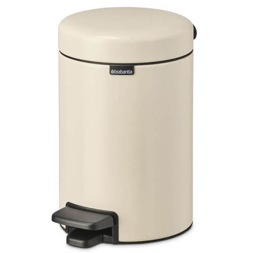 פח אשפה עגול 3 ליטר, שמנת Brabantia