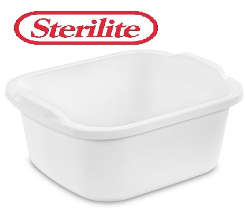 סל אחסון לבן לארגון הבית מבית Sterilite