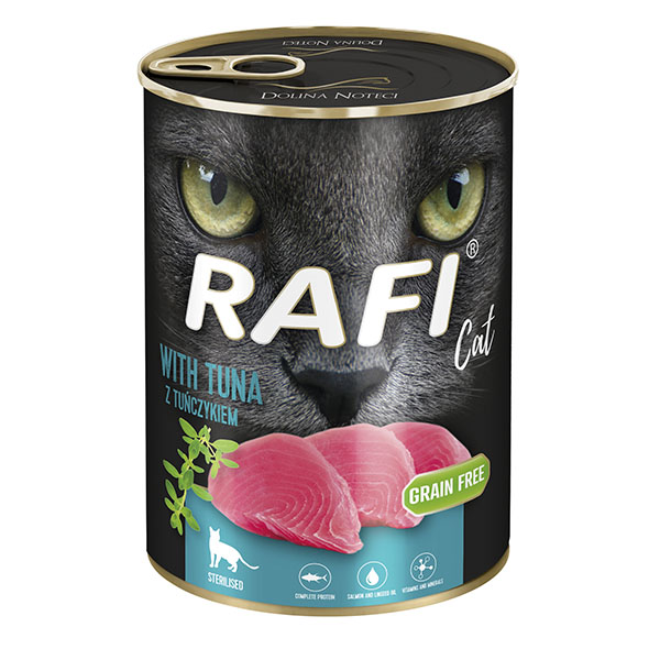 RAFI - שימורי חתול מעוקר פאטה טונה 400 גרם