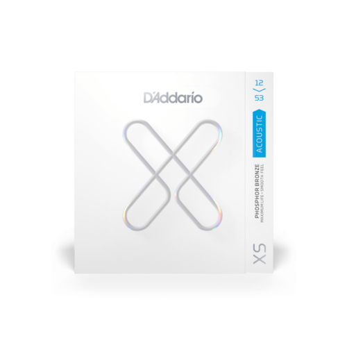 מיתרים לגיטרה אקוסטית – 12.53 – Daddario XSAPB1253 XS Coated Phosphor Bronze