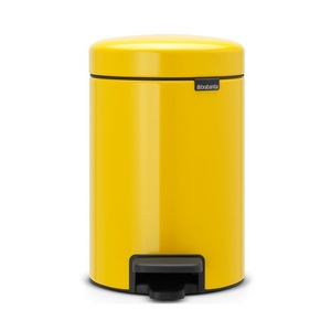 פח אשפה עגול 3 ליטר, צהוב Brabantia