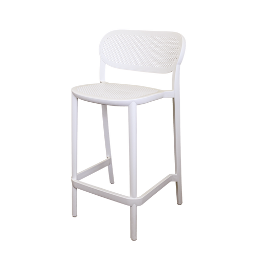 כסא בר דגם Nuta לבן Gaber 68cm 
