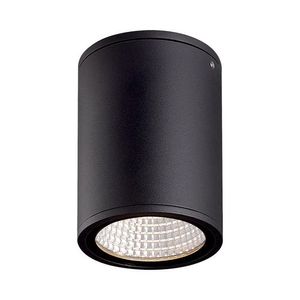 גוף תאורה צילינדר שחור IP65 TOP 12W, אור חם Nisko