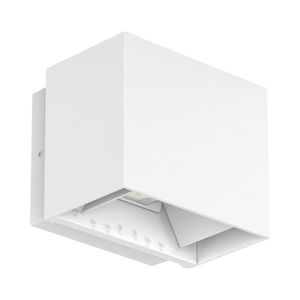 גוף תאורה צמוד קיר זווית משתנה 15°~120° לבן U&D GLOW 10W אור ניטרלי IP65 Nisko