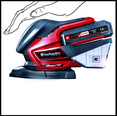 מלטשת פינות 18V נטענת TE-OS 18/150 LI