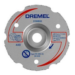 דיסקית פחמית רב-תכליתית לחיתוך צמוד dremel  DSM600  דרמל