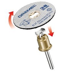 דיסקיות חיתוך מתכת, מארז של 12 יח' DREMEL‎® EZ SpeedClic SC456B  דרמל