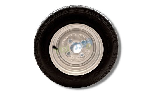 גלגל לנגרר כולל חישוק 4 ברגים 4.00-10