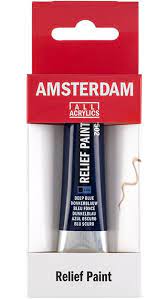  Amsterdam Relief paint deep blue