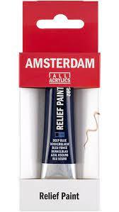  Amsterdam Relief paint deep blue