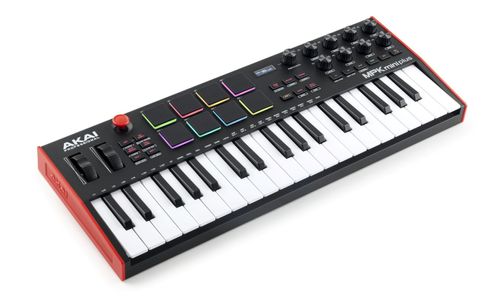 זוית נוספת Akai Pro MPK mini plus midi keyboard angle