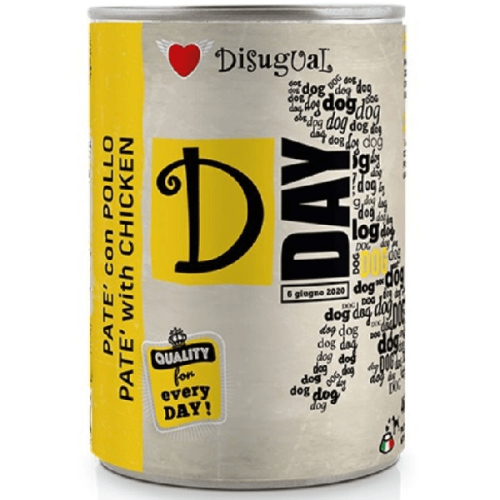 Disugual - שימורי פטה איטלקי (400 גרם) - טעם עוף
